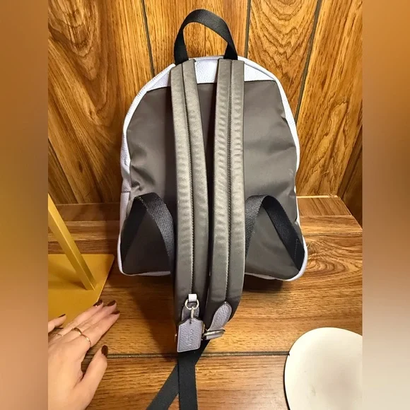 Coach Blue Leather Backpack - Picture 4 of 10